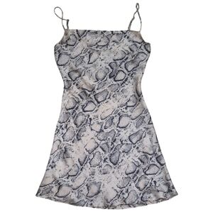 Cotton Candy LA Pink and Blue Mini Slip Dress Spaghetti Strap